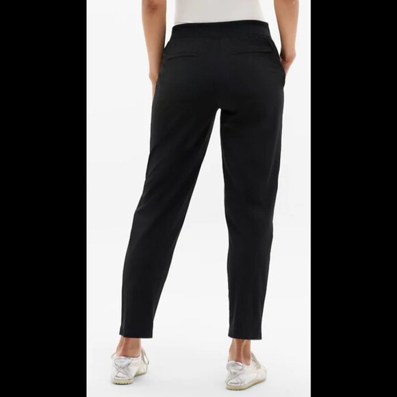 ATHLETA Brooklyn Mid Rise Ankle Pant in Black Women's Size 8 - Picture 2 of 8